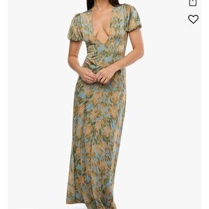 WeWoreWhat Puff Sleeve Maxi Dress